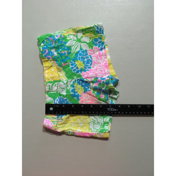 Lilly Pulitzer Tropical Floral Cotton Shorts Size 3 - Preppy, Vibrant, Resort - Picture 5 of 6